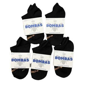 Lot of 5 Bombas Womens Honeycomb Arch Support Socks Low Cut XS X-Small